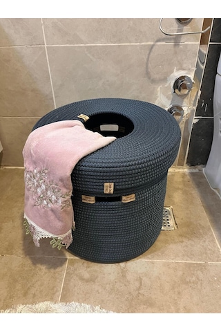 Zengin Design Home Çamaşır Sepeti Zdh-987 Koyu Mavi