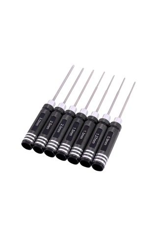 Cc Globall 0.9/1.27/1.3/1.5/2.0/2.5/3.0mm Beyaz Çelik Altıgen Tornavida Aracı Kiti Rc Helikopter Araba Drone Uçak Modeli Tamir Araçları