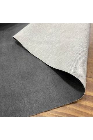 Düz Antrasit (Koyu Gri) Döşemelik Kumaş