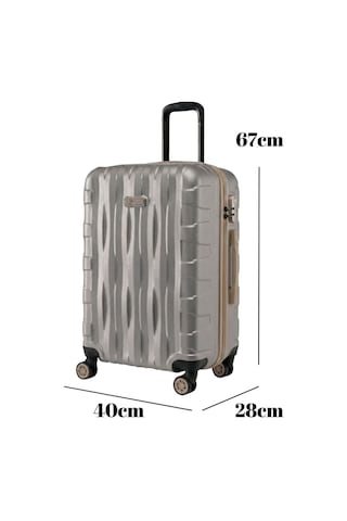 Louisiana Polo Orta Boy Valiz + Makyaj Çanta Taş-bej 1167 Taş