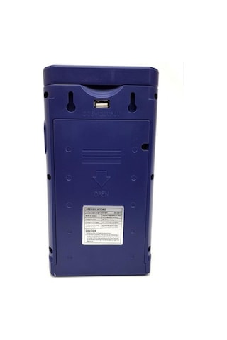 Büyük Led Şarjlı Işıldak 80 Saat Dayanma Süresi Tlf Şarj Edebilen Mavi N11.1643