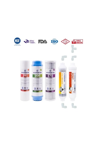 Açık Kasa Su Arıtma Cihazı Filtresi 5 Li Filtre Seti Membransız (480266420)