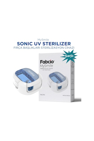 Fabcio Mysmile Diş Fırçası Uv Sterilizasyon Cihazı Beyaz