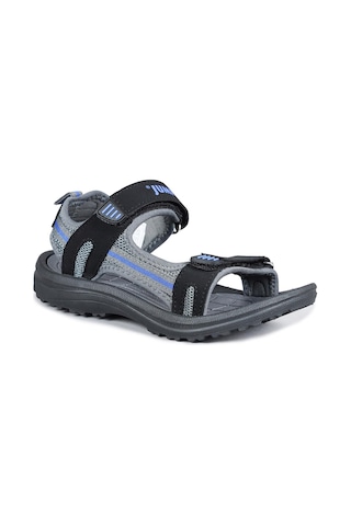 Jump 30068 Siyah - Mavi Erkek Çocuk Cırtlı Günlük Sandalet 001