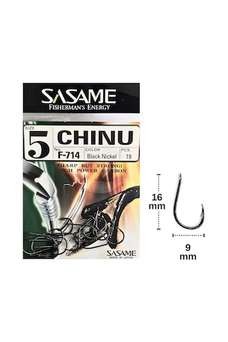 Sasame F-714 No:5 Chinu Olta İğnesi 19 Adet