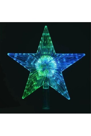 21 Cm Yılbaşı Süs Tepe Lambası Karışık Renk Fişli Led