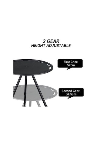 Bloomnest Yüksekliği Ayarlanabilir Renkli Plaj Piknik Masası, Taşınabilir Kamp Keyfi Açık - Yq Çok Renkli Çok Renkli