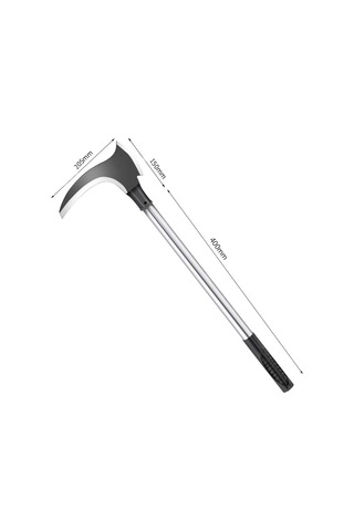 Dofolink Mangan Çelik Çift Kılıçlı Mower, Uzun Saplı Orman Ve Tarım Aracı, Ot Kesme, Ağaç Kesme, 40 Cm Çelik Boru İle Dikişli