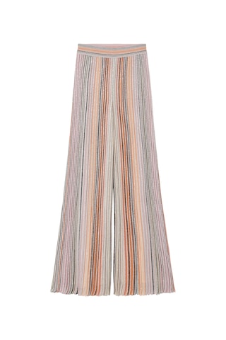 Missoni Işıltılı Triko Düz Pantolon Pembe