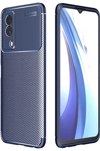 Vivo Y53s 4g Kılıf Zore Negro Silikon Kapak Lacivert
