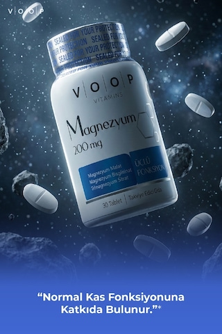 Voop Magnezyum 200mg 30 Tablet