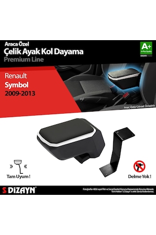 Renault Symbol Kol Dayama Kolçak Çelik Ayaklı Abs Gri 2009-2013 A+kalite