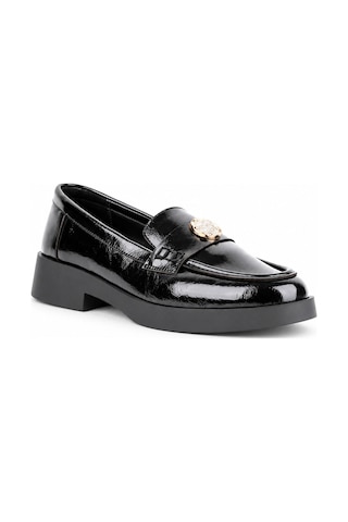 Stato Melina Metal Aksesuarlı Kadın Loafer Siyah