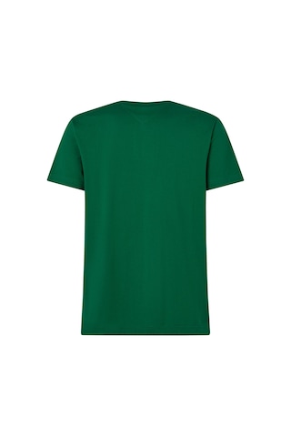 Tommy Hilfiger Hılfıger Stack Tee Erkek Yeşil T-shirt - Mw0mw38622