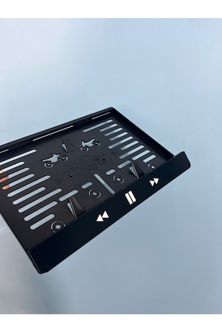 Play Pause Pleksi Motor Plakalığı