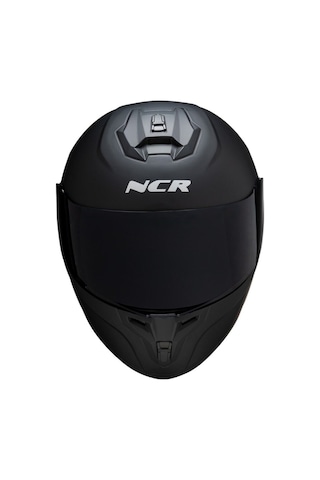 Ncr Rapid Siyah Vizörlü Ece Belgeli Kapalı Motosiklet Kaskı Mat Siyah