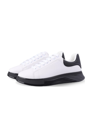 Andre Erkek Sneaker - Beyaz Sıyah Siyah