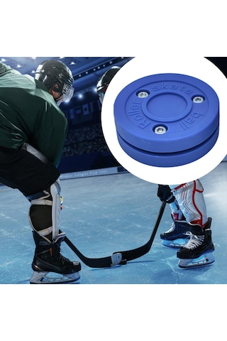 Homyl Roller Hokey Diski Uygulama Hediyesi Oyun Eğitimi Mavi Mavi