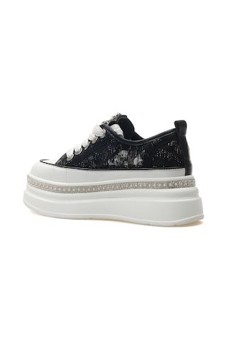 Guja Kadın Taş Detaylı Sneaker Günlük Ayakkabı 25y 25y423-3 Z Siyah Siyah