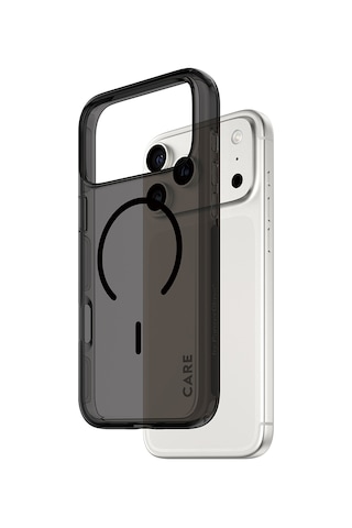 Care By Panzerglass Flagship Apple Uyumlu iPhone 17 Pro Max Urban Explorer Smokey Siyah Magsafe Kılıf