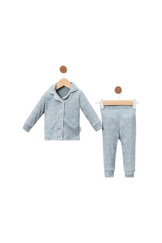 Celira Petrol Pijama Takımı 6 Ay,9 Ay,12 Ay Kız Bebek Petrol
