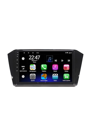 VW PASSAT B8 ANDROİD 12 MULTİMEDYA EKRAN NAVİGASYON CARPLAY