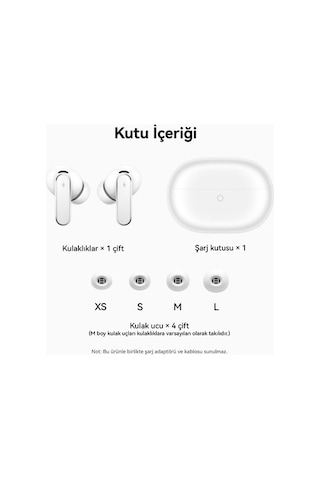 Huaweı Freebuds Pro 5 Beyaz Tws Kulak İçi Bluetooth Kulaklık, Çift Sürücülü Yapay Zeka Gürültü
