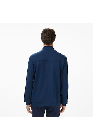 Nautica Erkek Lacivert Classic Fit Sweatshirt Desenli K57078t Lacivert