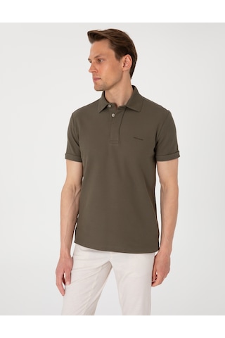 Pierre Cardin Erkek Haki Tişört Basic 50306154-vr027 Haki