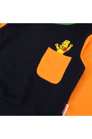 Haribo Hari Bo Hoodie Unisex Çocuk Mavi Sweatshirt 97 Lacivert