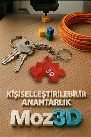 Puzzle Anahtarlık Seti Çok Renkli