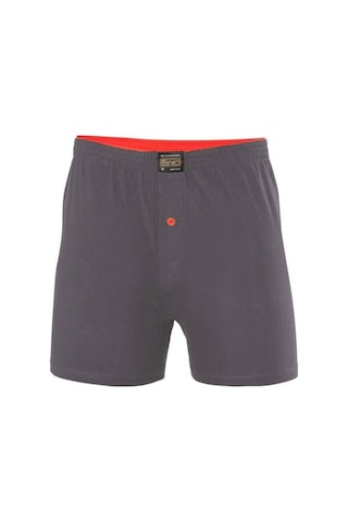 3 Adet %100 Pamuk Düğmeli Erkek Boxer Şort Paçalı Külot Don