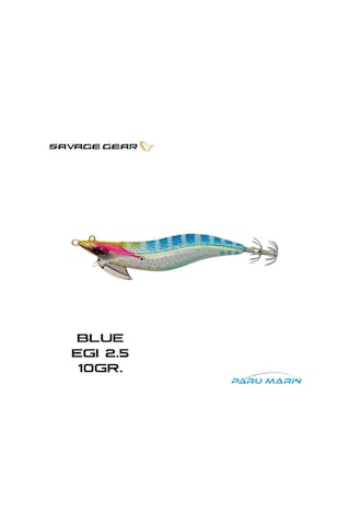 Savage Gear Squid Beat Egi Blue #2.5 10gr.