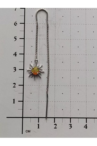 Sılver Whale Uzun Zincirli, Uzun Zincirli Gümüş Küpe Çubukları 198304135 Diğer