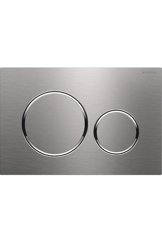 Geberit Sigma20 115.882.sn.1 Kumanda Kapağı. Çift Basmalı. Paslan Krom