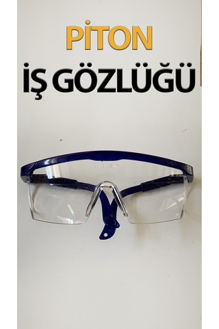 İş Güvenliği Gözlüğü Koruyucu Gözlük Şeffaf