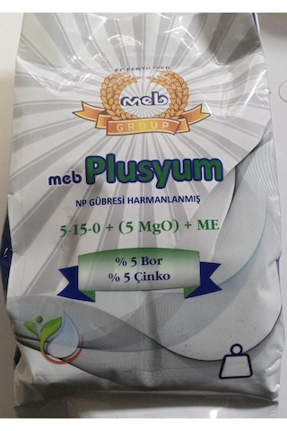 Mebor Plusyum 5 Kg - 5-5-0+ 5mgo +5b+5zn Npk Gübresi 5 KG