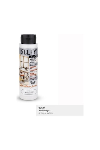Rich Selfy Decor 500 Cc Antik Beyaz Kendinden Vernikli Mobilya Boyama Seti 11409 Çok Renkli
