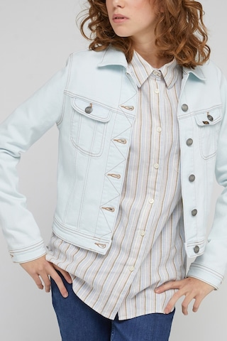 Trucker Regular Fit Normal Kesim Açık Mavi Jean Kot Ceket L54MB31 Mavi