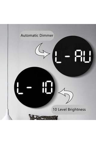 Novahub Uzaktan Kumandalı Dijital Saat - Sıcaklık, Nem Ve Çift Alarm Diğer