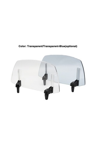 Pazly Motosiklet Ön Cam Uzatma Deflektörü Ayarlanabilir Lmk00163tr Şeffaf