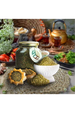 Doğal Cam Kavanoz Filistin Zahter 150 Gr