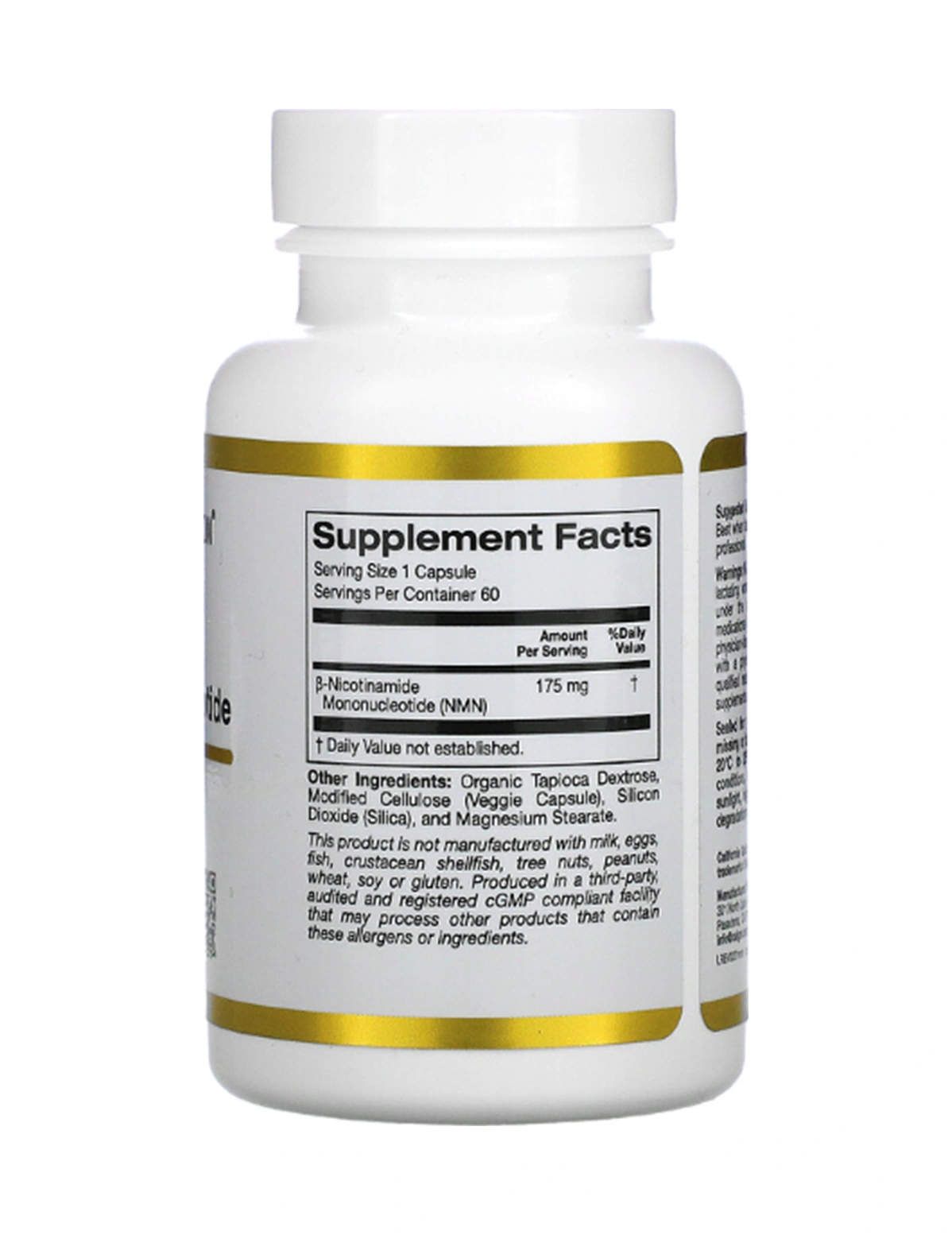 California Gold Nutrition Nmn Nicotinamide Mononucleotide 175... Aromasız