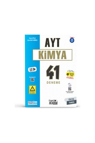 Üçgen Akademi Süper Kampanya Ayt Kimya Konu Özetli Soru Bankası + 41 Deneme