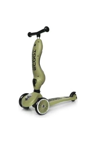 Oturaklı Çocuk Scooter - Olive Renkli Açık Füme - Füme - Kahverengi