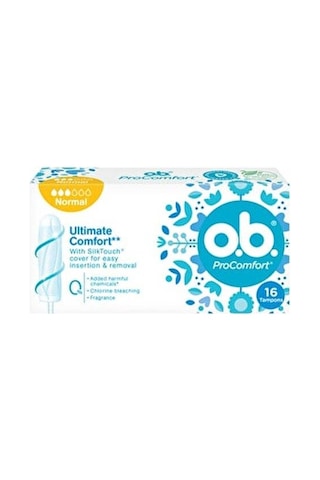 O.B. Pro Ultimate Comfort Normal Tampon 16'lı