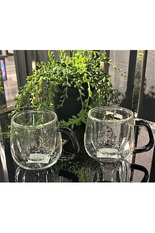 Lyhl 002 Classica 100 Ml Çift Çidarlı Borasilica 2'Li Espresso Ba