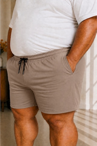 Sngl Tekstil Erkek Büyük Beden Şort 3xl 4xl 5xl 6xl 7xl 8xl 9xl Vizon