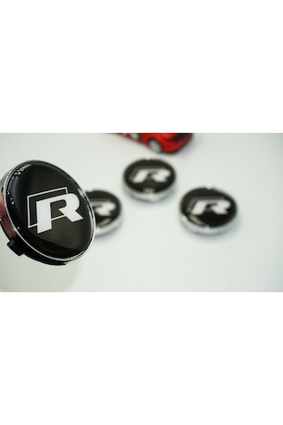 Vw Volkswagen R Jant Göbek Kapak Seti 60mm