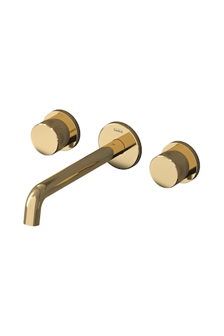 Teska E 5217 Tria Ankastre Lavabo Bataryası Altın